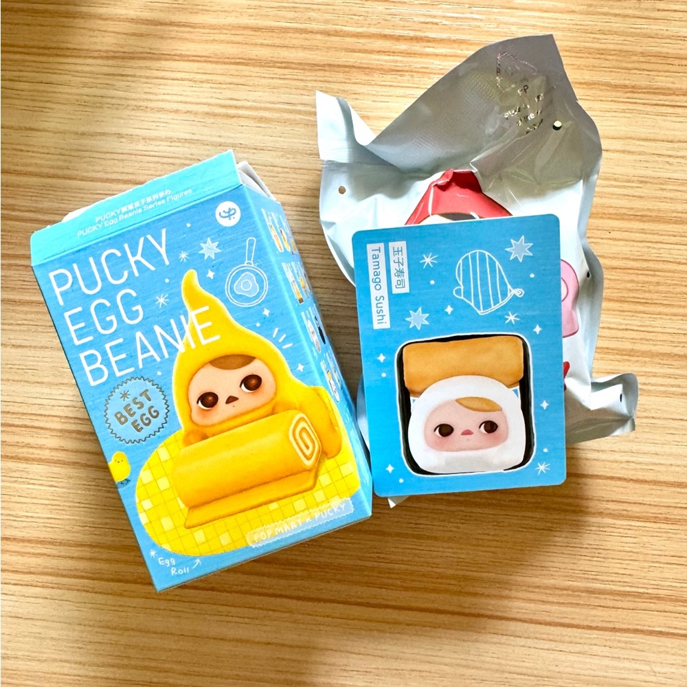 PUCKY Egg Beanie Figure - Tamago Sushi